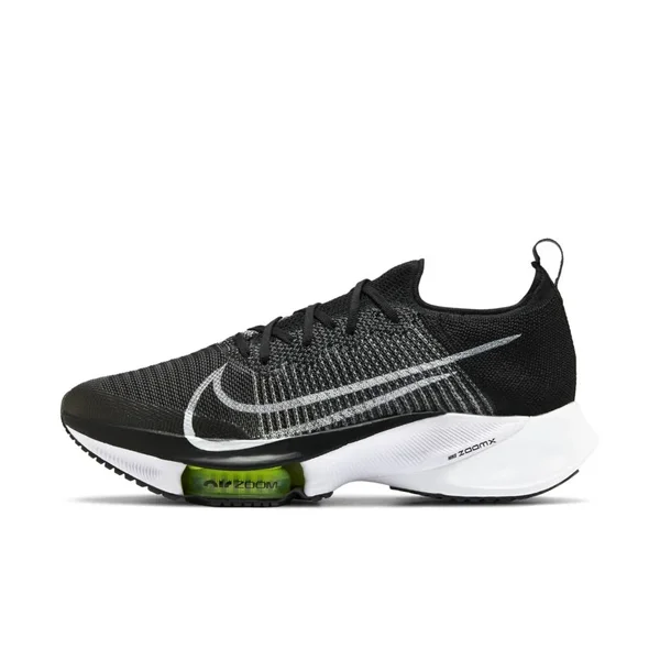 Nike Men's Air Zoom Tempo Next% Black-White-Volt, 13