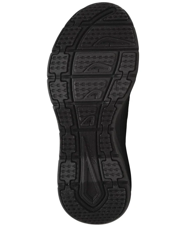 Skechers Women's Relaxed Fit D&Lux Walker Quick Upgrade Slip On, Black