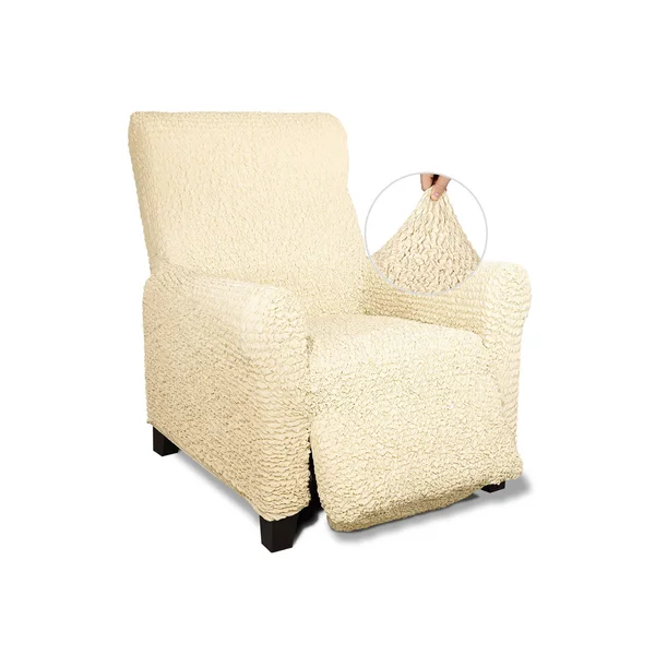 Recliner Slipcover, Microfibra Collection Vanilla