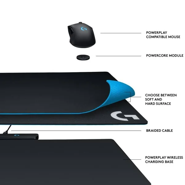 Logitech Powerplay Wireless Charging System for G703, G903 Gaming