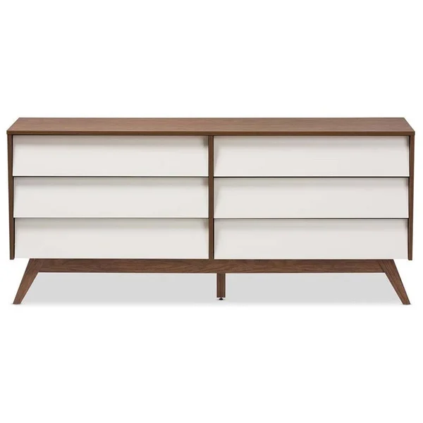 Home Square 3 Piece Bedroom Set with 6 Drawer Dresser 3 Drawer Chest and Bench - 2251265-PKG