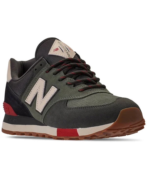 New Balance Men's 574 Casual Shoes - Green - Size 11.5