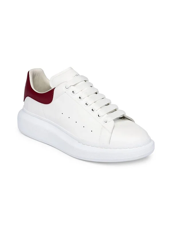 Alexander McQueen Men's Men's Oversized Leather Platform Sneakers - Yellow - Size 6.5