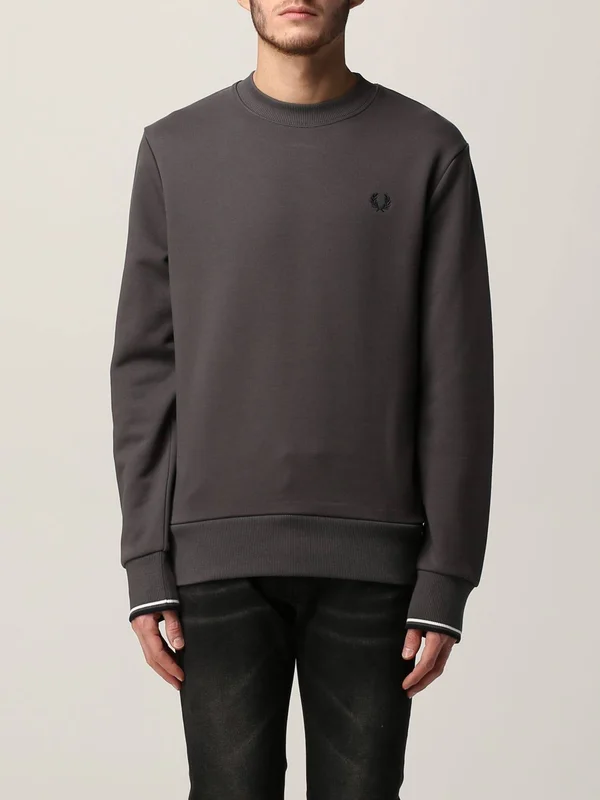 Fred Perry Crew Neck Sweatshirt Grey