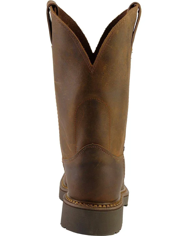 Justin Boots Men's J-Max Rugged Bay Gaucho Work Boots