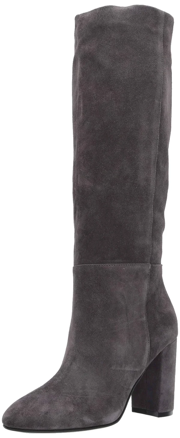 Women's Chinese Laundry Krafty Knee High Boot Gun Powder Suede, 6 M