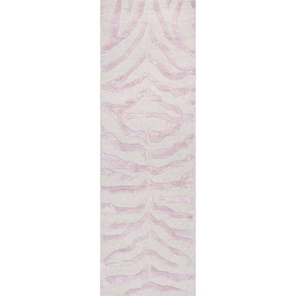 nuLOOM Hand Tufted Plush Zebra Area Rug - Size: 6' x 9'
