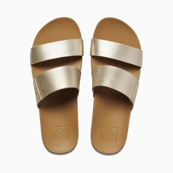Reef Women's Cushion Vista Hi Sandal - Champagne - 9
