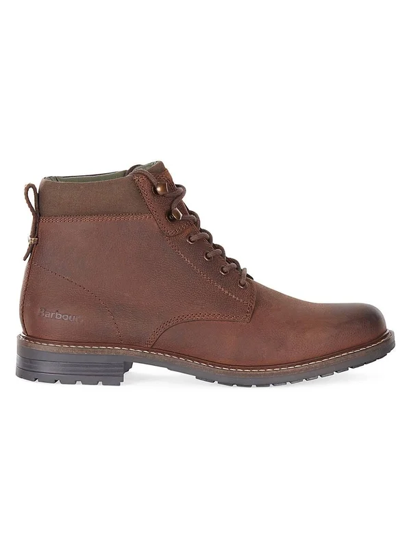 Barbour Men's Wolsingham Leather Derby Boots 0400013227212 - 9, Teak