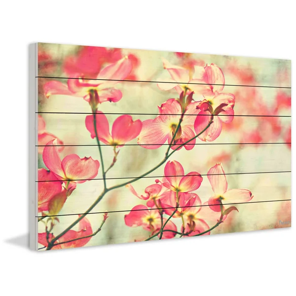 Marmont Hill Morning Light Painting Print on White Wood, Size: 12 inch x 18 inch