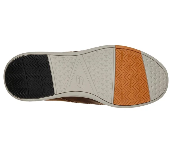 Men's Skechers Relaxed Fit Elent Leven Boat Shoe, Size: 8, Brown