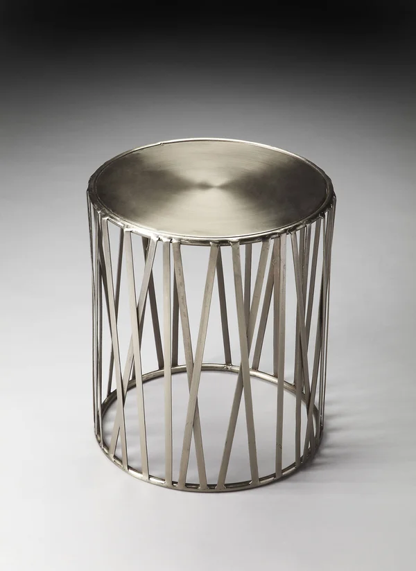 Butler Kruse Iron Drum Table