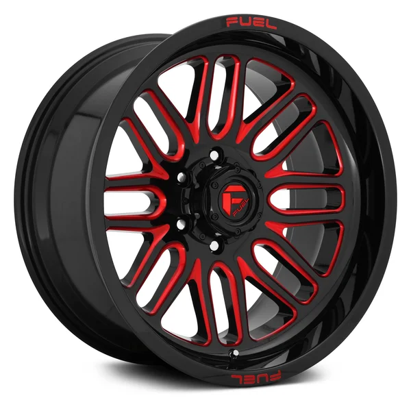 Fuel D663 Ignite Black Milled Red 22x10 6x135 -18mm (D66322008947)