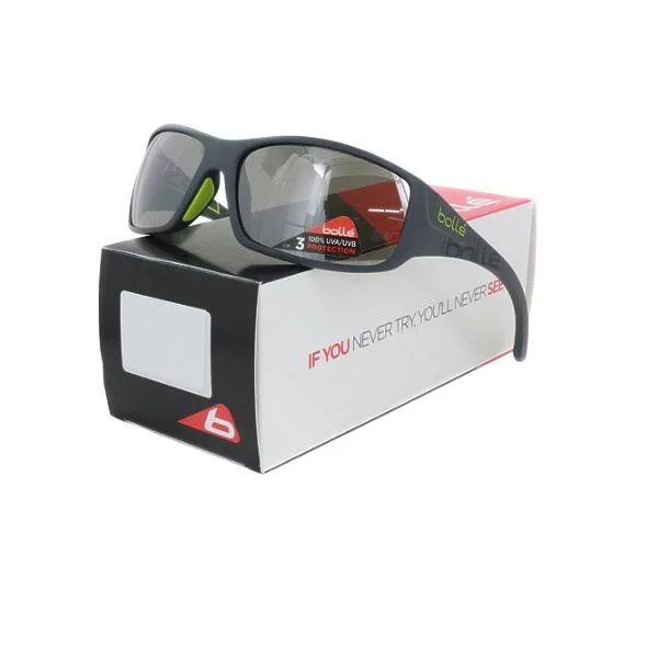 Bolle Kingsnake Sunglasses - Matte Smoke/Green TNS Gun