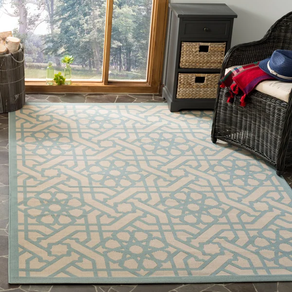 Safavieh 6&-7x22 x 9&-6x22 Martha Stewart Triumph Sunken Pool Rug