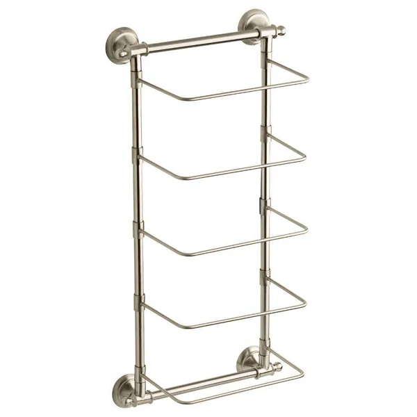 Delta 5-Bar Wall-Mounted Towel Rack in SpotShield Brushed Nickel