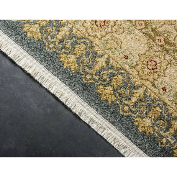 Unique Loom Zinnia Edinburgh Area Rug - 8& x 8& Round - Blue