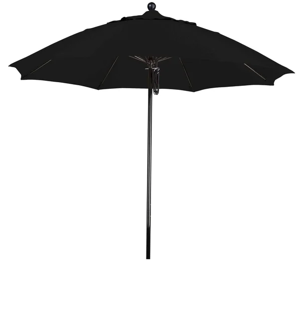 California Umbrella Oceanside 9& Black Market Umbrella in Granite