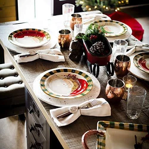 Vietri Old St. Nick Round Salad Plate (Assorted)