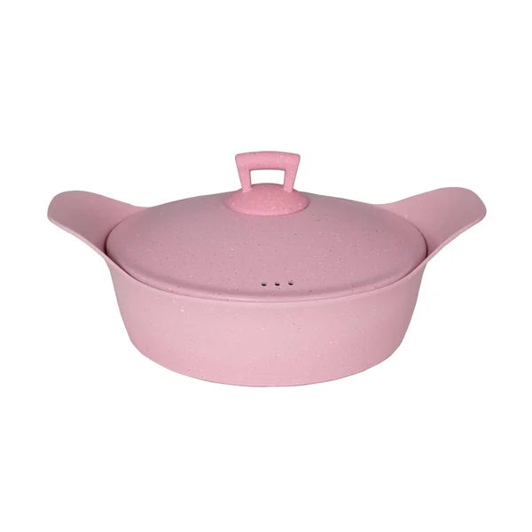 Fiesta Granite Cookware Set, 7 Pcs, Pink - 4 Piece