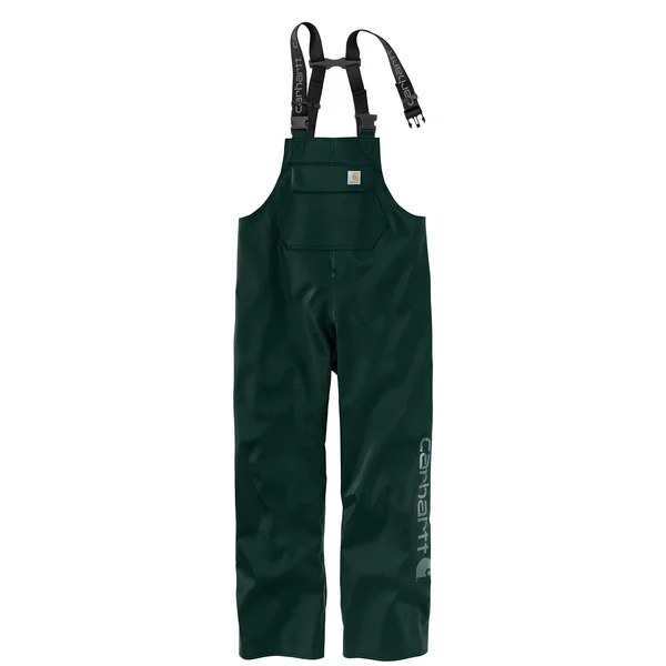 Carhartt Men's Midweight Waterproof Rainstorm Bib Overalls - Canopy Green