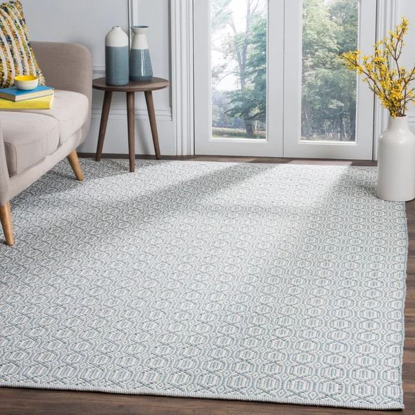 Safavieh Montauk MTK333B Ivory, Navy Rug 2&3x22 x 8& Runner