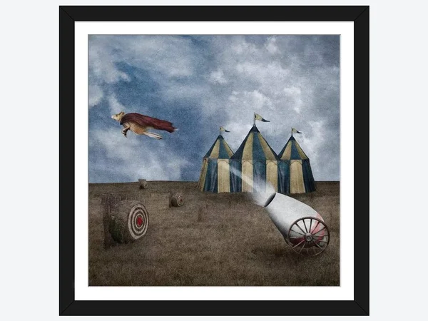 Framed Poster Prints - Take Flight by Gregory Noblin ( Animal Art > wildlife > Rabbits art)