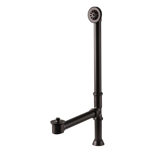 Water Creation Tub Drain for Claw Foot or Other Elegant Tubs Lift and Turn Exposed Finish WO-0001 - Oil-Rubbed Bronze