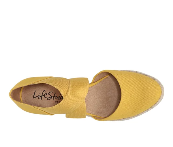 LifeStride Keaton Espadrille Women's Sandal - Marigold Size 7.5