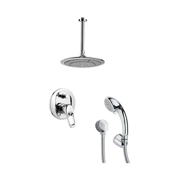 Remer SFH6001 Orsino Polished Chrome Shower Faucet Set with Hand Shower