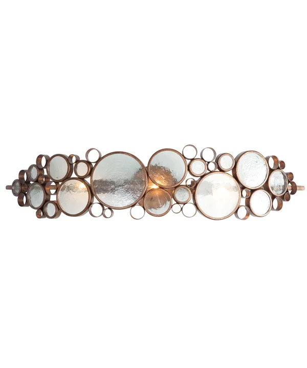 Varaluz 165B03HO Fascination 3-Light Bath in Hammered Ore