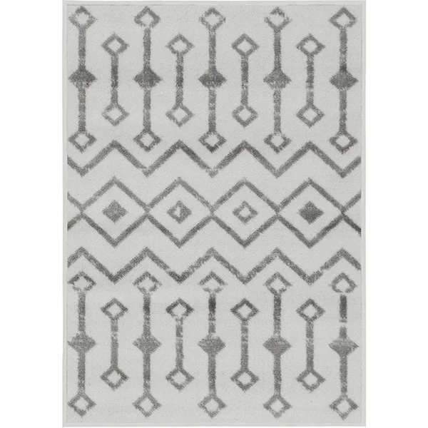Unique Loom Moroccan Trellis Red 9 ft. 10 in. x 13 ft. Area Rug