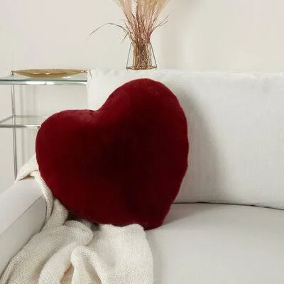 Maximus Novelty Pillow Cover and Insert Etta Avenue Teen Color: Deep Red