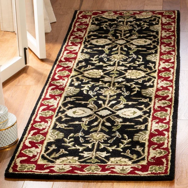 Safavieh Heritage HG261B 4& x 6& Black - Red Rug