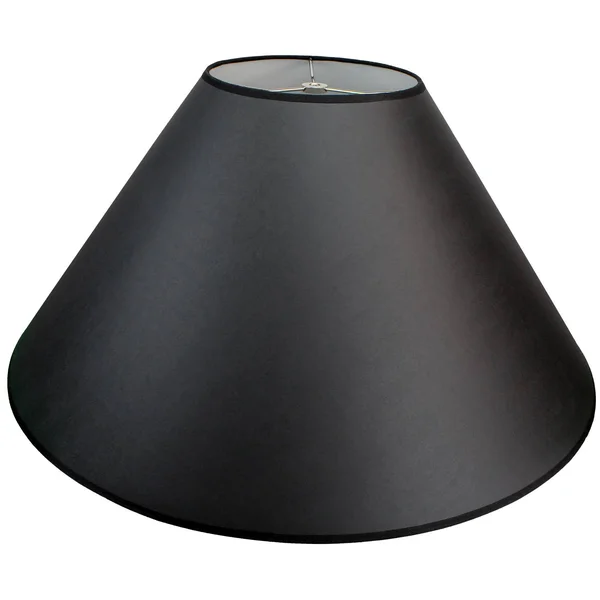 Fenchel Shades, 8x22 Top Diameter x 24x22 Bottom Diameter x 14 Slant, (Spider Attachment) Empire Lamp Shade - (Paper Black Matt