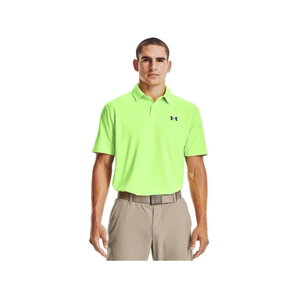 Under Armour Men's Performance Polo Textured Polo - Green - MD