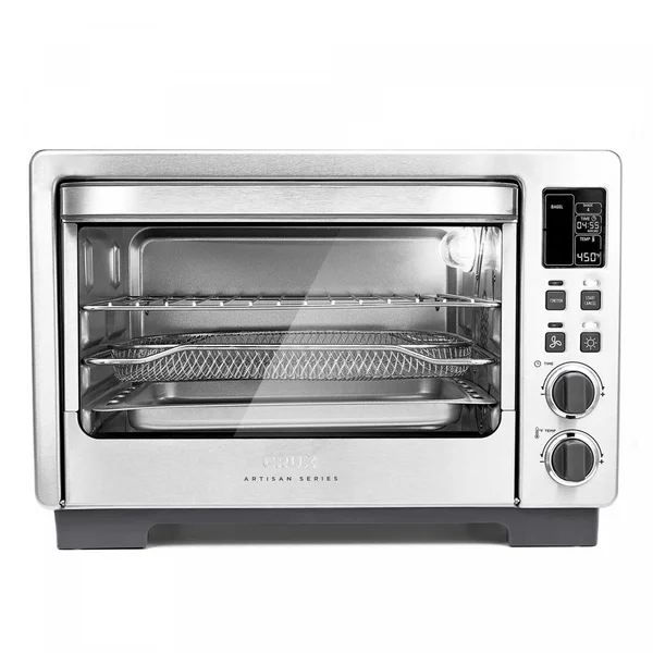 Crux Artisan Series 6 Slice Digital Air Frying Toaster Oven