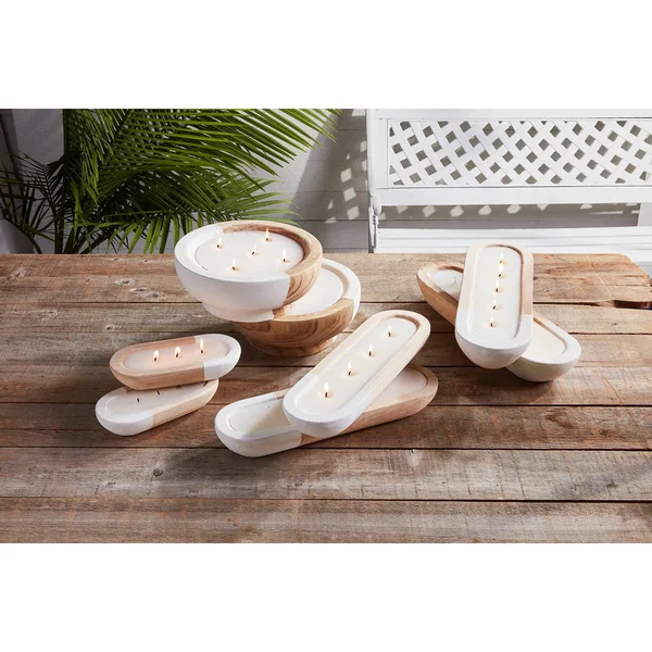 Paulownia Outdoor Round Candle