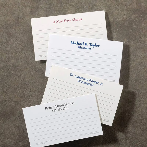 Personalized Horizontal Wallet Cards Set of 250