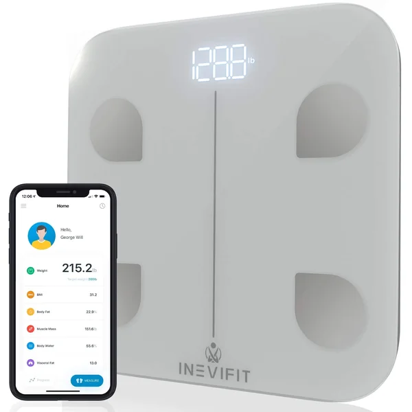 INEVIFIT Smart Body Fat Muscle Scale Bluetooth Composition Analyzer Bathroom