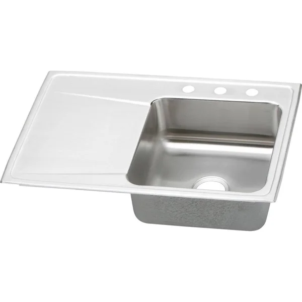 Elkay ILR3322R3 Gourmet (lustertone) Stainless Steel Single Bowl Sink