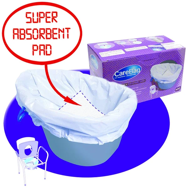 Clarke Health Care C7711141CS18 Carebag Bedpan Liner Oval Case 18 Pack