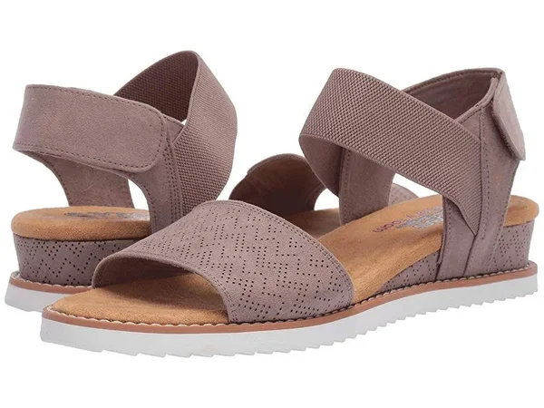 Skechers Women's Bobs Desert Kiss Slingback Sandal - Brown