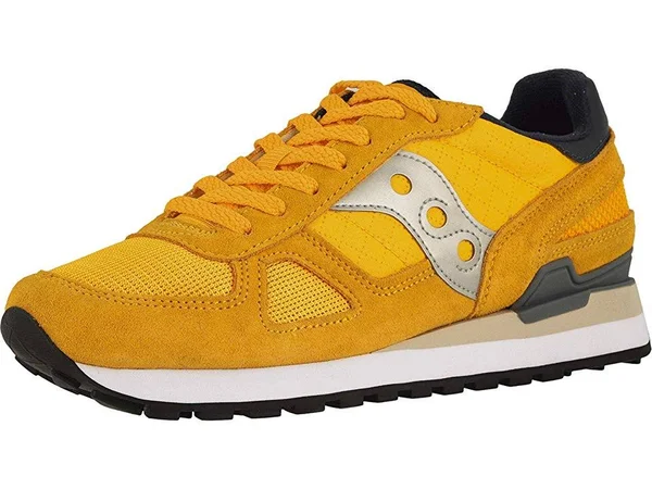 Saucony Shadow Original Size: 8M - Yellow, Navy