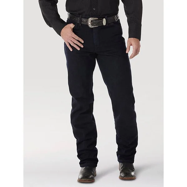 Wrangler Men's Cowboy Cut Silver Edition Original Fit (32x30 Dark Denim)