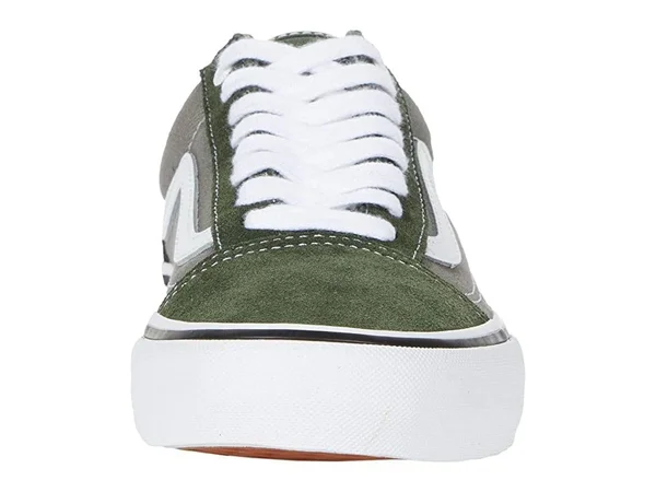Vans Old Skool Pro Skate Shoes - Forest/White 5