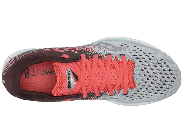 Saucony Freedom 3 Sky Grey/Coral, Women's, Size: 5.5