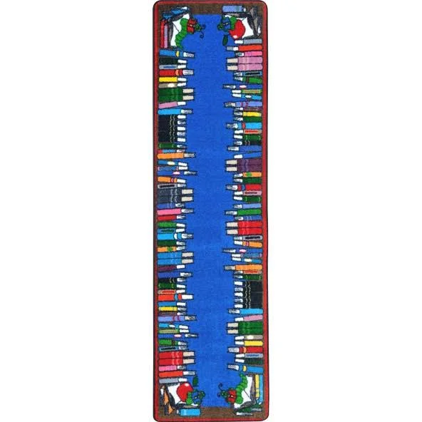 Joy Carpets Read & Learn Classroom Rug - 7&8x22 x 10&9x22 Rectangle