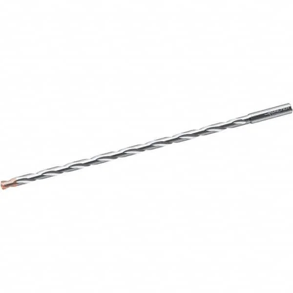 Walter-Titex 6.1mm 140° 2-Flute Solid Carbide Extra Length Drill Bit - TiNAl/AlCrN Finish, 194mm Flute Length, 234mm OAL, 8mm Sh