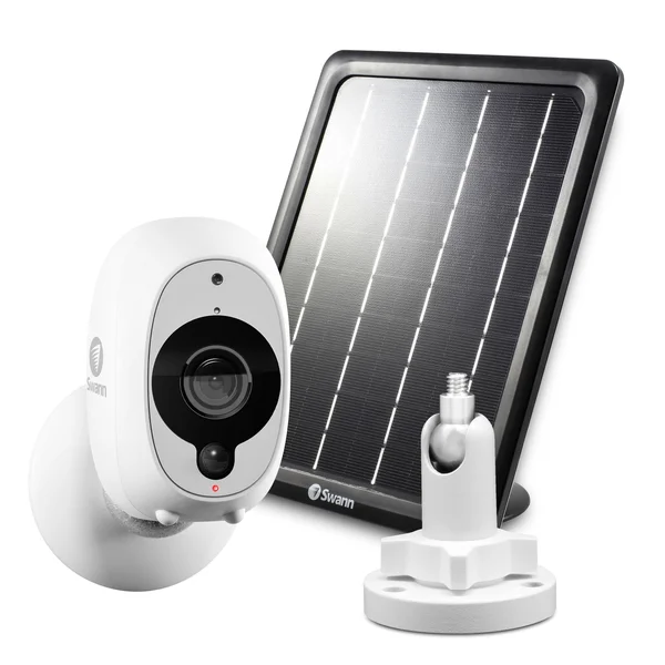 Swann Smart Security Camera Kit: 1080p Full HD Wireless Security Camera with Solar Panel & Outdoor Mounting Stand